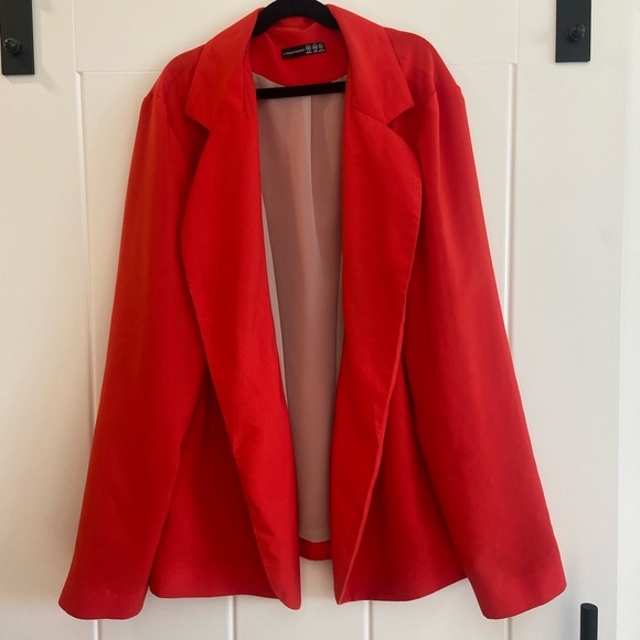 Tangerine/ orange blazer - Picture 1 of 4